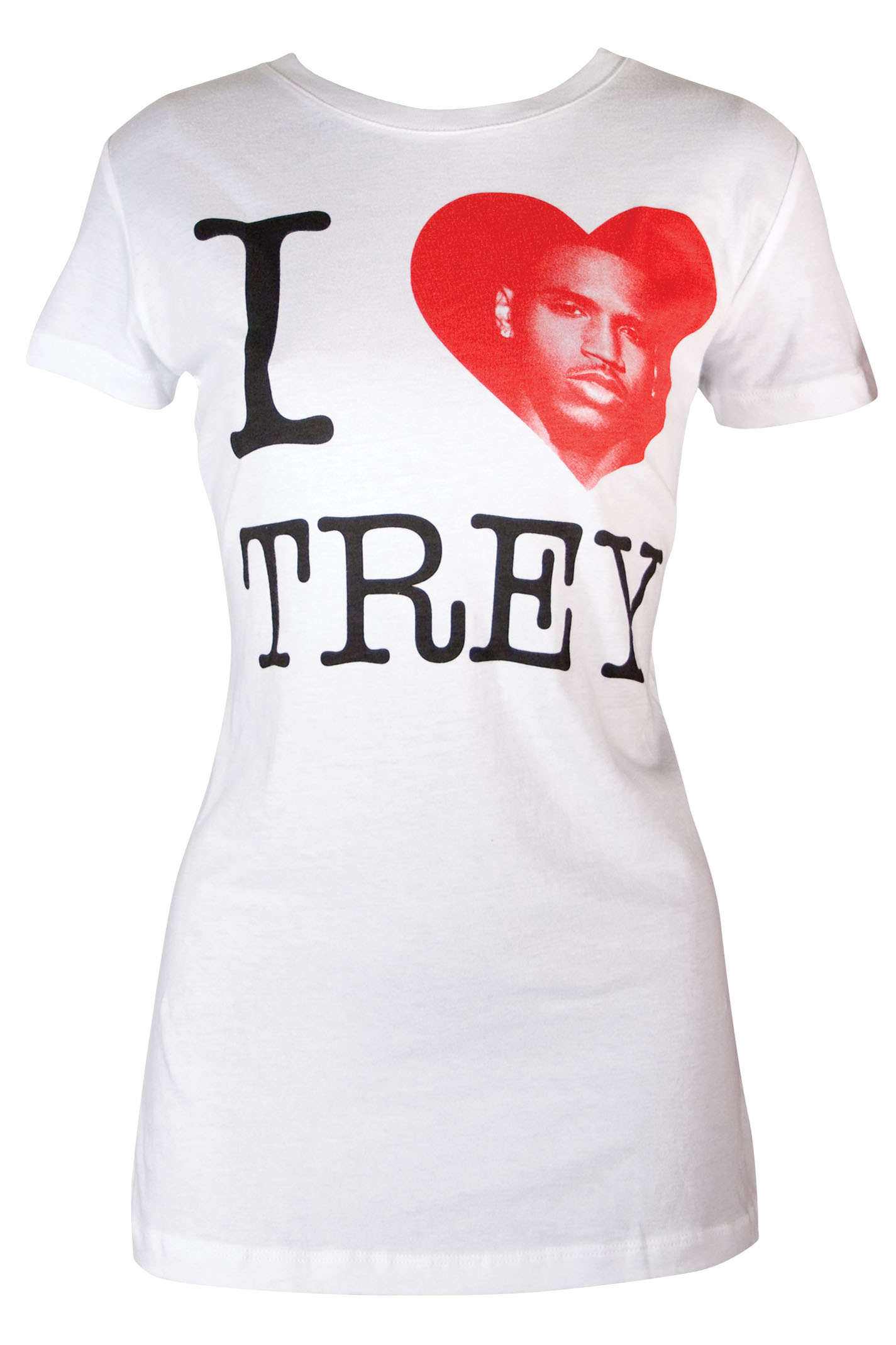 Trey Songz I Heart Trey Juniors T-Shirt White